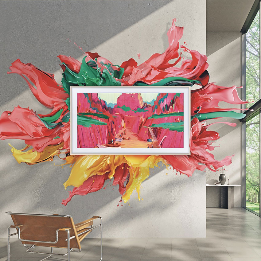 Ein Fernseher für Designliebhaber*innen