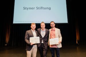 Styner-Preis 2026 – Elia Lenti (1. Preis, CHF 10'000) und Kilian Schürch (2. Preis, CHF 5'000).